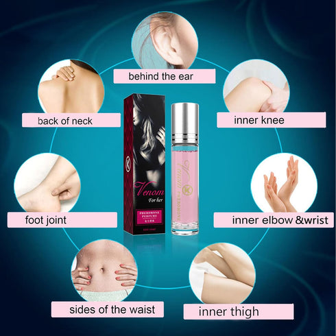 Pheromones Perfumes for Women, Lunex Phero Perfume, 3pcs Lunex Ferro Perfume, Pheromone Perfume Ferromont Roll-on Perfume for Women, Ferromont Per...