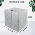 Felt Storage Basket, Folded Closet Storage Bins Large Capacity Cube Storage Bin with Hanger, Multifuctional Storage Bins for Shelves, Clothing, Bo...
