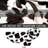 Cow pet Clothing, Small and Medium-Sized cat and Dog Clothing, Modeling Cow Role-Playing Dog and cat Clothing, Suitable for Spring, Autumn and Win...