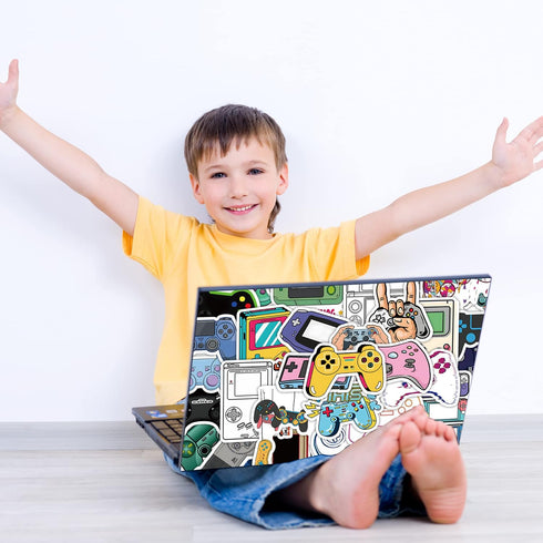 Gaming Video Game Stickers?150Pcs?Gifts Gamepad Merch Party Supplies Decor Decals Vinyl for Laptop Computer Waterbottle Phone Teens Girls....