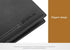 Men Wallet Black PU Material 4 Credit Card Holder 2 Money Pockets 1 Clear Window Suitable for Men Women Gifts without RFID Slim Small Wallets for ...