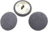 20PC Sewing Satin Fabric Cloth Covered Buttons with Metal Shank Round Buttons for DIY Sewing Clothing Craft Buttons, Grey, 25mm...