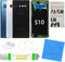Galaxy S10 Back Cover Glass Replacement with Pre-Installed Camera Lens + All The Adhesive + Installation Manual + Repair Tool Kit for Samsung Gala...