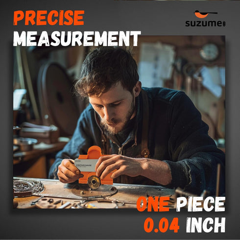 5inch Contour Gauge Adjustable Lock Super Gauge 0.04 Inch Each Flake Precisely Copy Irregular Shape Contour Gauge Tool with A Woodworking Marker f...