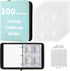 100 Envelopes Money Saving Challenge Binder with Laminated Tracker, Money Saving Challenge Budget Binder with Cash Envelopes, Savings Challenge Bo...