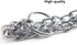 Dog Chain Collar Pet Iron Metal Double Chain Row Neck Leash Gear Choke Chain Walking Training for Small Medium Large Dogs,45cm...