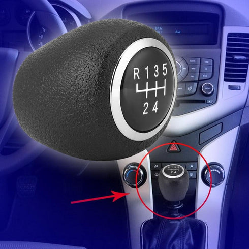 Car Gear Stick Shift Knob Head, Manual Shifter Knob Head for Chevy Cruze 2008-2012(5 Speed)...