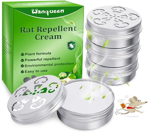 4 Pack Rodent Repellent for Car Engines, Peppermint Oil to Repel Mice and Rats, Mouse Repellent Keep Rodents Out of Car Rat Repellent for House Mi...