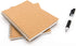 DSTELIN Blank Spiral Notebook, 9-Pack, Soft Cover, Sketch book, 100 Pages / 50 Sheets, 7.5 inch x 5.1 inch (Brown)...