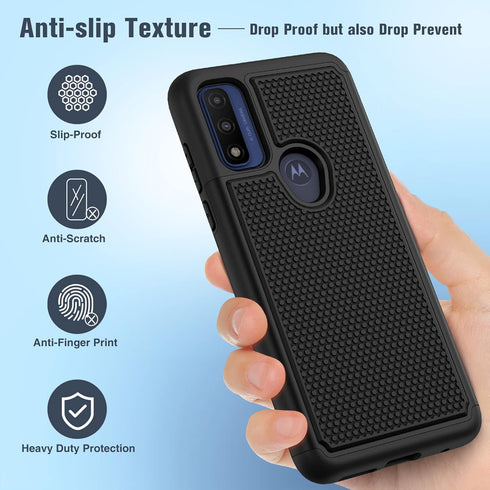 BNIUT for Moto G-Pure Phone Case: for Motorola Moto G Power 2022 / Moto G Play 2023 Case Dual Layer Protective Heavy Duty Cell Cover Military Shoc...