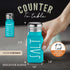 Teal Salt and Pepper Shakers Set by Brighter Barns - Turquoise Kitchen Decor & Teal Kitchen Accessories - Cute Modern Farmhouse Glass Shakers for ...