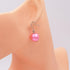 Womens Faux Pearl Costume Jewelry 3 Layers Pearl Chunky Necklace Bracelet and Earrings (Pink)...