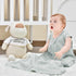 david's kids 3 Pack 100% Cotton Baby Sleep Sack 0-6 Months, Soft Baby Wearable Blankets with 2-Way Zipper, Comfy Sleeping Bags for Infant Newborn ...