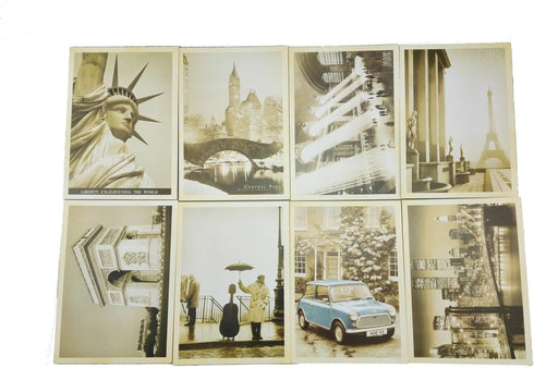 yueton 32 PCS 1 Set Retro Old Travel Postcards Vintage Landscape Photo Picture Poster Post Cards for Collecting...