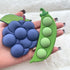 Blueberry and Pea Refrigerator Magnets, 3D PVC Fruit Vegetable Fridge Strong Soft Magnetic Stickers Fridge Magnets Decor Crafts for Kitchen Office...