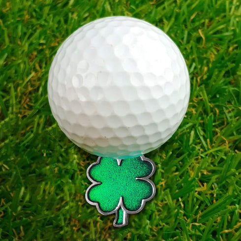 2 Pcs Clover Golf Ball Marker with Golf Hat Clip for Women...