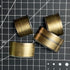9pcs DIY Handmade Leather Tool Shallow Round Punching Belt Tail Cut Punch Half Round Cut 1/2 Half Round Shallow Half Round Punch C-shaped Punch Ho...