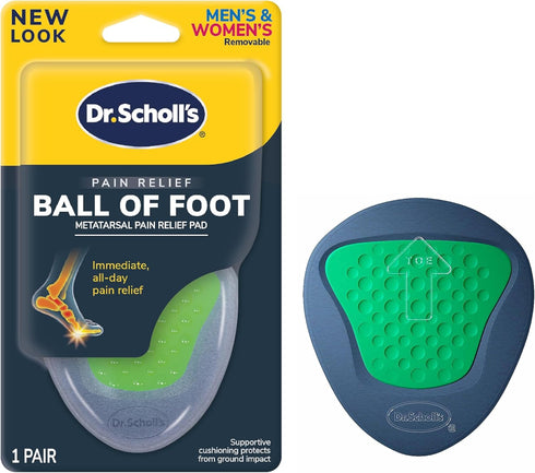Dr. Scholl’s Pain Relief Orthotics for Ball of Foot Pain, 1 Pair - One size fits all...