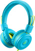 noot products Kids Headphones K22 Foldable Stereo Tangle-Free 5ft Long cord 3.5mm Jack Plug in Wired On-Ear Headset for iPad/Amazon Kindle Fire/Bo...