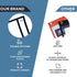 5 Pack Horizontal Job Ticket Holders 8.5x11 - Landscape Shop Ticket Holders 8 1/2 x 11 - Work Order Plastic Sleeves for Documents - Dry Erase Pock...