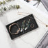 Luxspire Bathroom Vanity Tray, 8 x 4 inch Resin Dresser Jewelry Ring Dish Tank Storage Kitchen Sink Countertop Organizer Plate Holder for Perfume ...