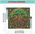 VIGEGU Tree Stamped Cross Stitch Kits, Counted Cross Stitch Kits for Adults Beginners,Embroidery Kits,Full Range of Cross-Stitch Stamped Kits Need...