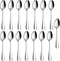 15PCS Dinner Spoons Set, Stainless Steel Coffee Spoons Tea Spoons Silverware for Home Kitchen Restaurant...