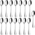 15PCS Dinner Spoons Set, Stainless Steel Coffee Spoons Tea Spoons Silverware for Home Kitchen Restaurant...
