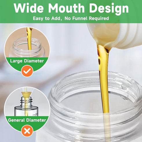 Oil Sprayer for Cooking, 2 in1 Oil Spray Bottle, 16 oz/450ml Olive Oil Sprayer Mister, Food-grade Olive Oil Dispenser Bottle with a Oil Brush for ...