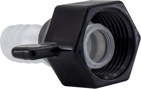 RV Plumbing Fitting 1/2" Swivel to 1/2" Barb | Barb Straight Wingnut Swivel Adapter (2-Pack)...