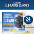 Garbage Disposal Cleaning Deodorizer Tablets - (24 Pack), Super Fresh Lemon Foam Deep Cleaning Action Sink, Garburator, Disposer Freshener, Natura...
