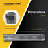 Cosmostar Hexagon Pellet Smoker Tube 12 inches Stainless Steel for Any Grill or Smoker, Hot or Cold Smoking,Premium BBQ Smoker Generator Tube-5 Ho...