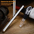 3-in-1 Stainless Steel Wine Chiller with Wine Aerator and Wine Pourer, Wine Chiller Stick Wine Chiller Rod Fits in all Standard-sized Bottles, for...