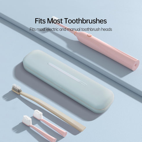 Toothbrush Holder, Toothbrush Cleaner Case, Portable USB Charging Toothbrush Cover with U V-C Light, Travel Toothbrush Holder...