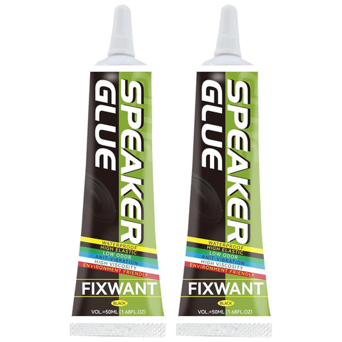 Loud Speaker Repair Glue Foam Side Dust Cap Rubber Edge Cone Basin Strong Adhesive 50ML/1.68 fl.oz (2)......