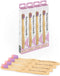 4 Pack Soft Bamboo Unicorn Toothbrush for Kids - Soft Bristle for Sensitive Gum - Aesthetic Wooden Toothbrush with Natural Look for Clean Teeth - ...