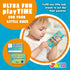 Pretend Toddler Play Phone, Learning Toy Phone Set,Keyfob Key Toy and Credit Cards Set, Kids Cellphone Toys, Girls Boys Birthday Gifts for 1 2 3 Y...