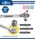 LABEAR- 4pcs socket wrench adapters, Ratcheting Wrench to Square Drive Adapter Set...