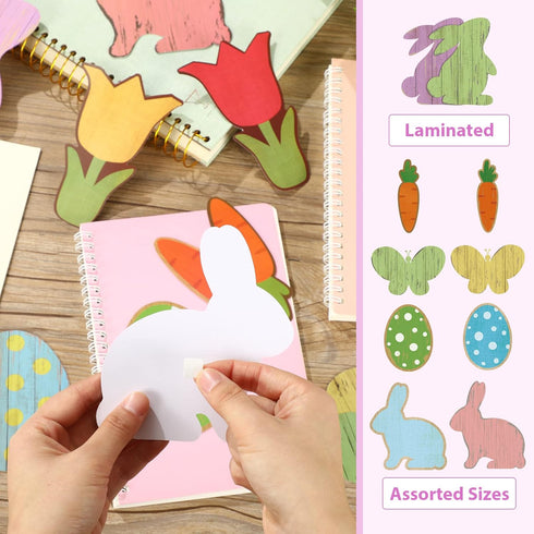 Eaasty 60 Pcs Easter Bulletin Board Decorations Religious Spring Bulletin Board Sweet Classroom Spring Easter Cutouts Including Butterfly Rabbit C...