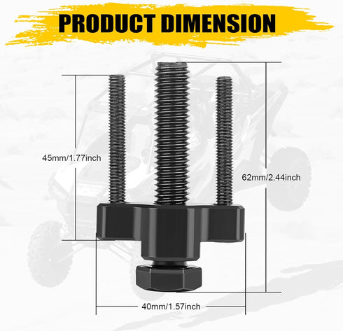 Chelhead Steering Wheel Puller Tool Compatible with Polaris RZR XP1000 Turbo, UTV Steering Wheel Removal Tool...