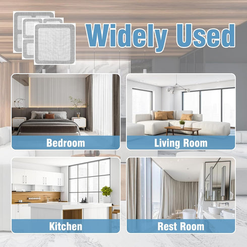 Window Screen Repair Patches Kit, Strong Self Adhesive Screen Door Replacement Repair Tape Suitable for Black or Grey Mesh Window Screen Door Repa...