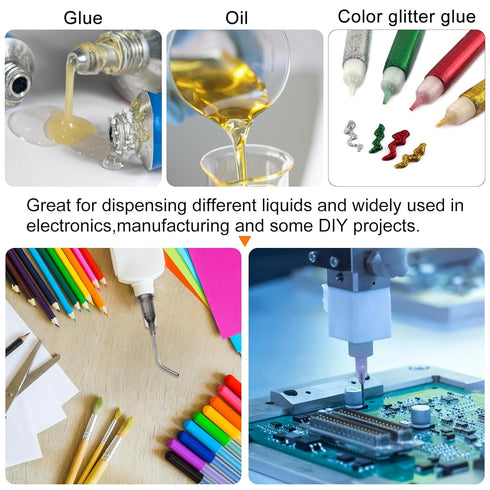 24pcs Blunt Tip Dispensing Needle 22 Gauge 1 Inch Screw Interface Bent Flow Design Bent Dispensing Tips with Luer Lock for Adhesive Glue Dispensin...