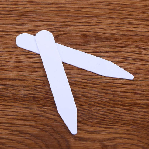 ULTNICE Shirt Collar Stays Collar Stays 200pcs Shirt Collar Band, Collar Strip in 3 Sizes, Plastic Collar Stays for Men, Nylon White Collar Stays ...