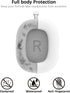 AIRSPO for Airpods Max Case Cover, Clear Soft TPU Case Cover+Slicone Earpad Cover+Silicone Overhead Cover, Transparent Protective Case for AirPods...