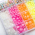 1020Pcs Candy Color Acrylic Alphabet Letter Beads Round Number Heart Star Beads Colorful Plastic Pastel Kandi Loose Beads Bulk for Bracelets Jewel...