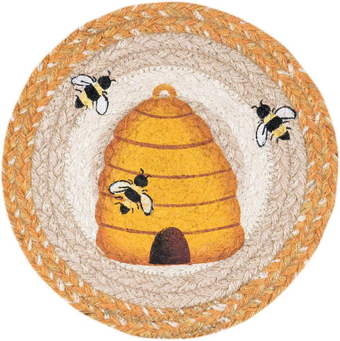 Earth Rugs 80-9-101B Trivet, Yellow...