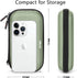 GLCON Hard Protective Carrying Case - Portable Electronic Accessories Cable Organizer Power Bank Pouch - Impact Resistant Smooth Coating Zipper Ba...