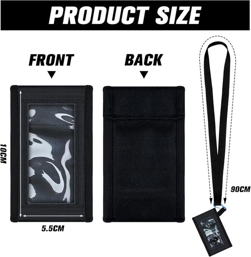 2 Pack Blood Glucose Meter Case with Lanyard Compatible with Dexcom G7 Glucose Monitor Pouch with Viewing Window for Diabetic Accessories Supplies...