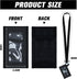 2 Pack Blood Glucose Meter Case with Lanyard Compatible with Dexcom G7 Glucose Monitor Pouch with Viewing Window for Diabetic Accessories Supplies...