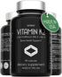 Vitamin K2 Capsules 100 mcg - Vitamin K Complex MK-7 & MK-4-60 Capsules - Vit K2 2 in 1 Formula High Strength Supplement MK7 MK4 - Made in USA - V...